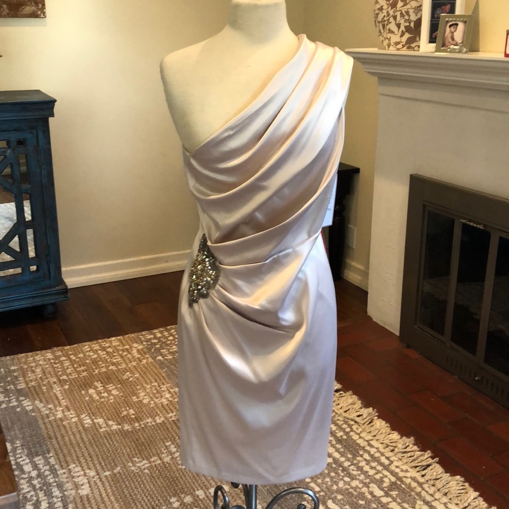 Cocktail champagne dress